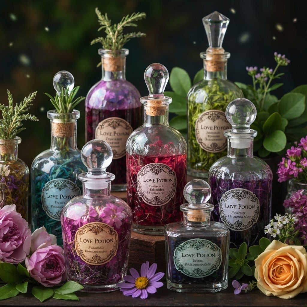 Love potions and herbs